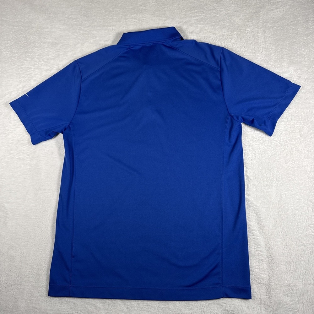 Nike Golf Polo Dri Fit Tour Performance Blue Short Sleeve Athletic Mens M - Picture 10 of 11